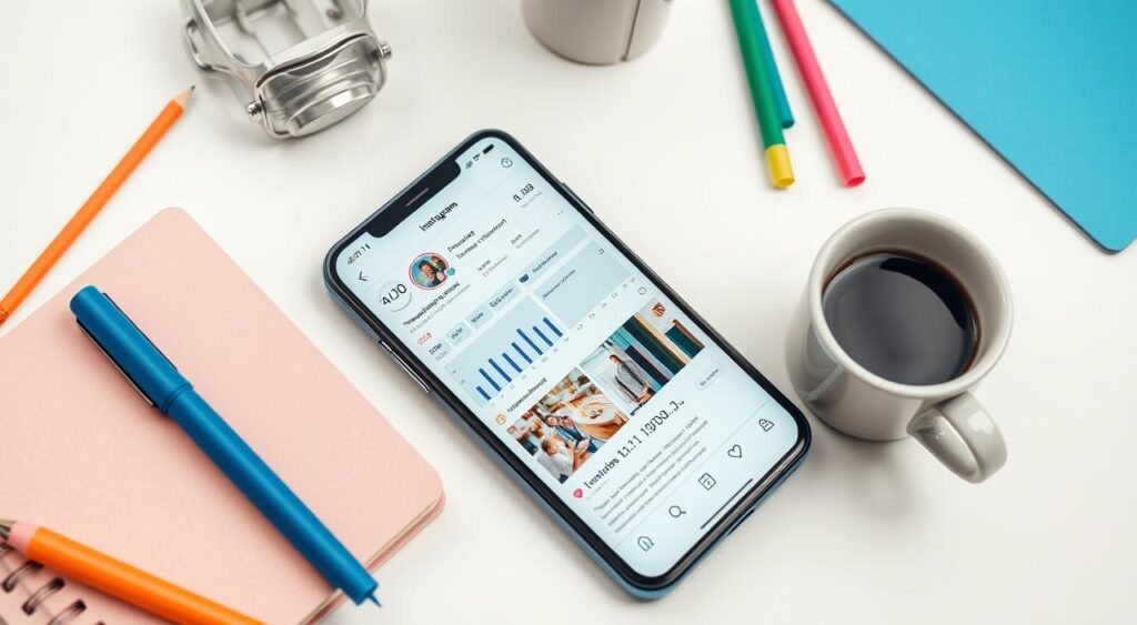 Conta comercial Instagram